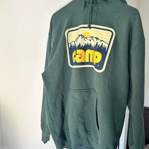 CAMP cannabis company brand hoodie